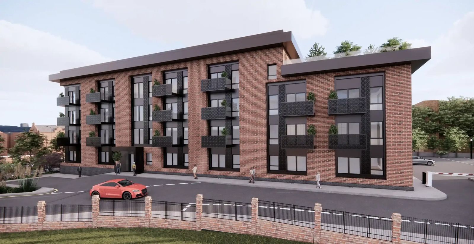 Contemporary Residential Development, Walsall, Birmingham – W1 Design