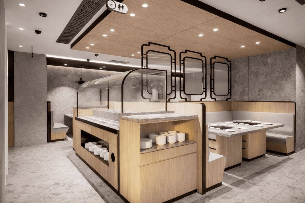 Haidilao Hot Pot, Gran Vía, Madrid – W1 Design