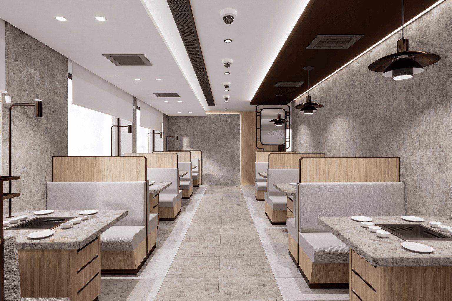 Haidilao Hot Pot, Gran Vía, Madrid – W1 Design