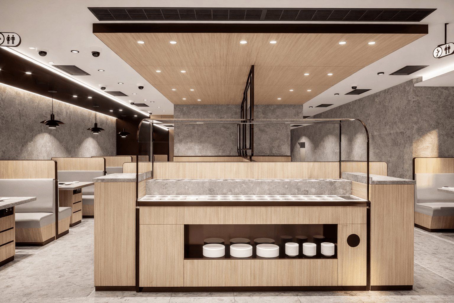 Haidilao Hot Pot, Gran Vía, Madrid – W1 Design