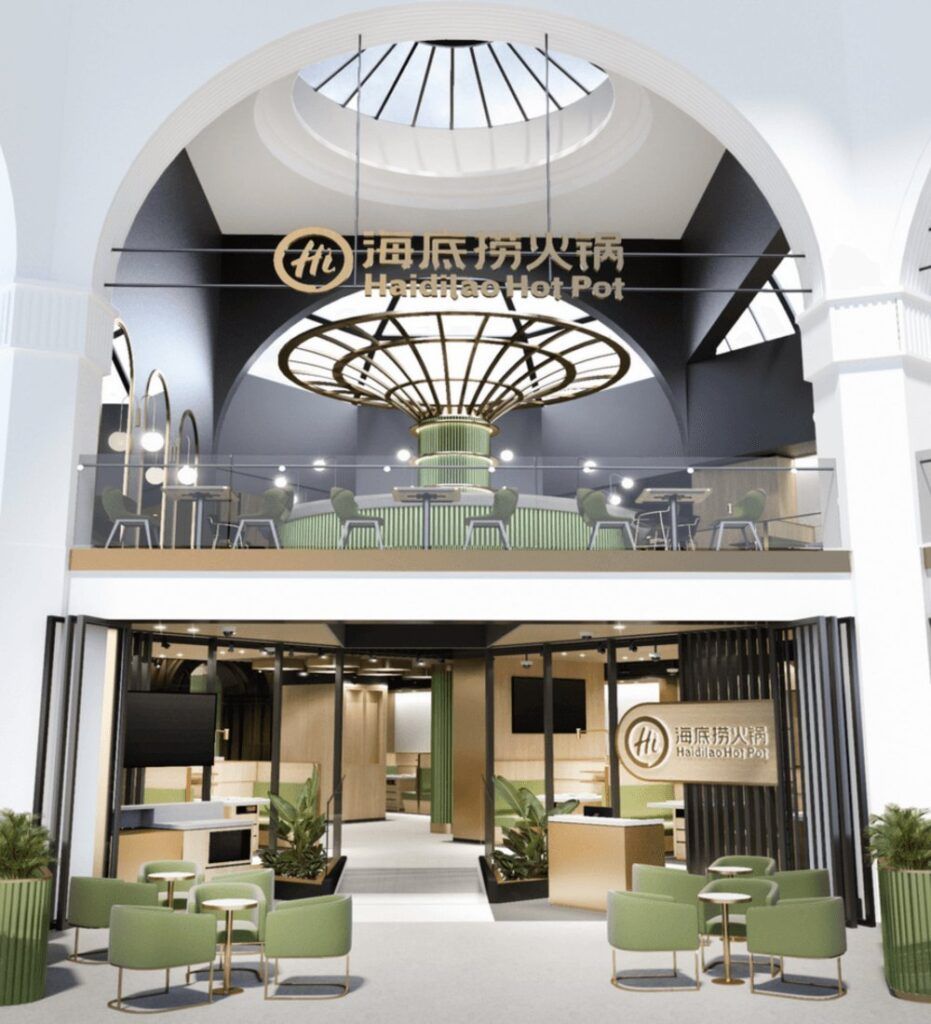 Haidilao Hot Pot, Corn Exchange, Manchester – W1 Design