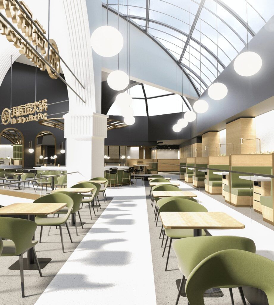 Haidilao Hot Pot, Corn Exchange, Manchester – W1 Design