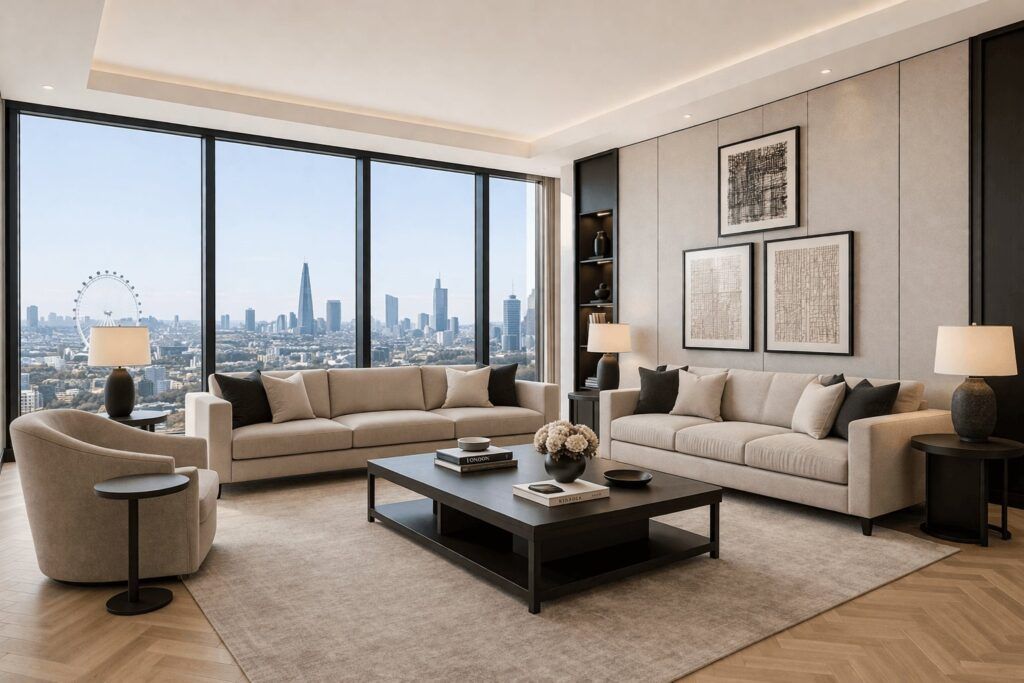 Apartment Interior Fit-Out, Nine Elms, London – W1 Design