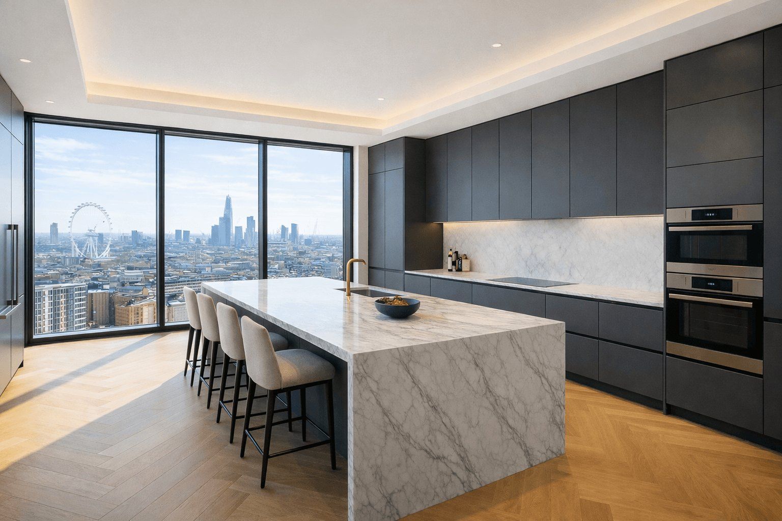 Apartment Interior Fit-Out, Nine Elms, London – W1 Design