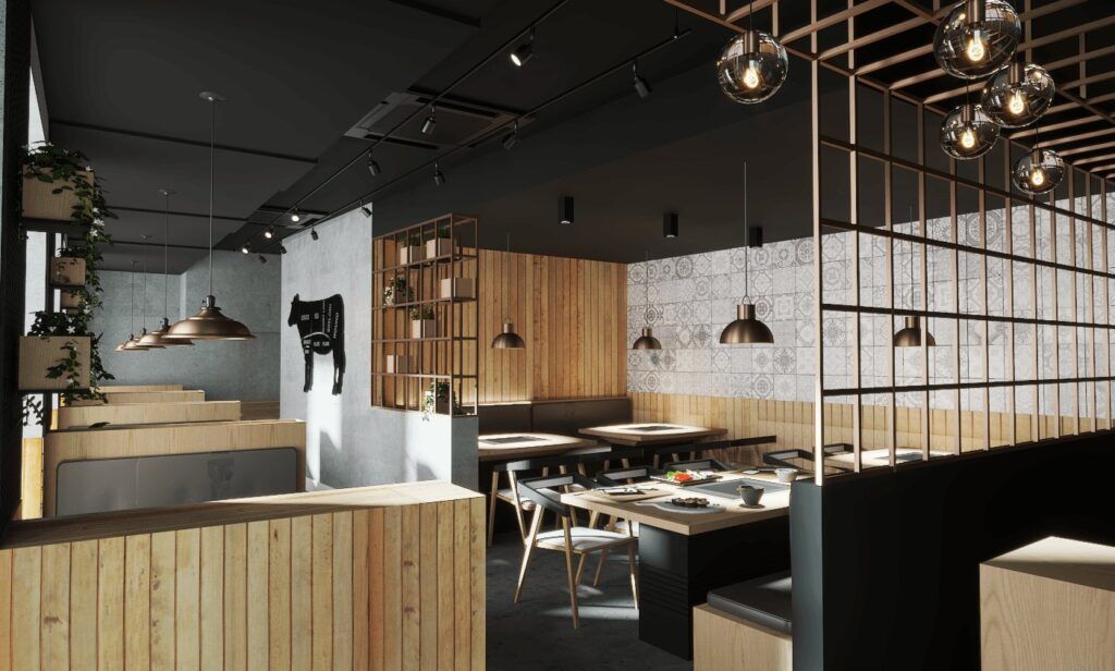 Japanese BBQ, Chinatown, London – W1 Design