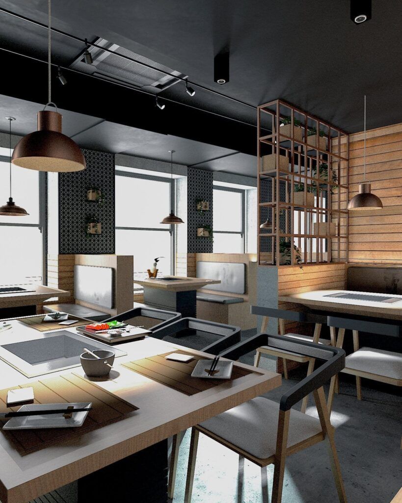 Japanese BBQ, Chinatown, London – W1 Design