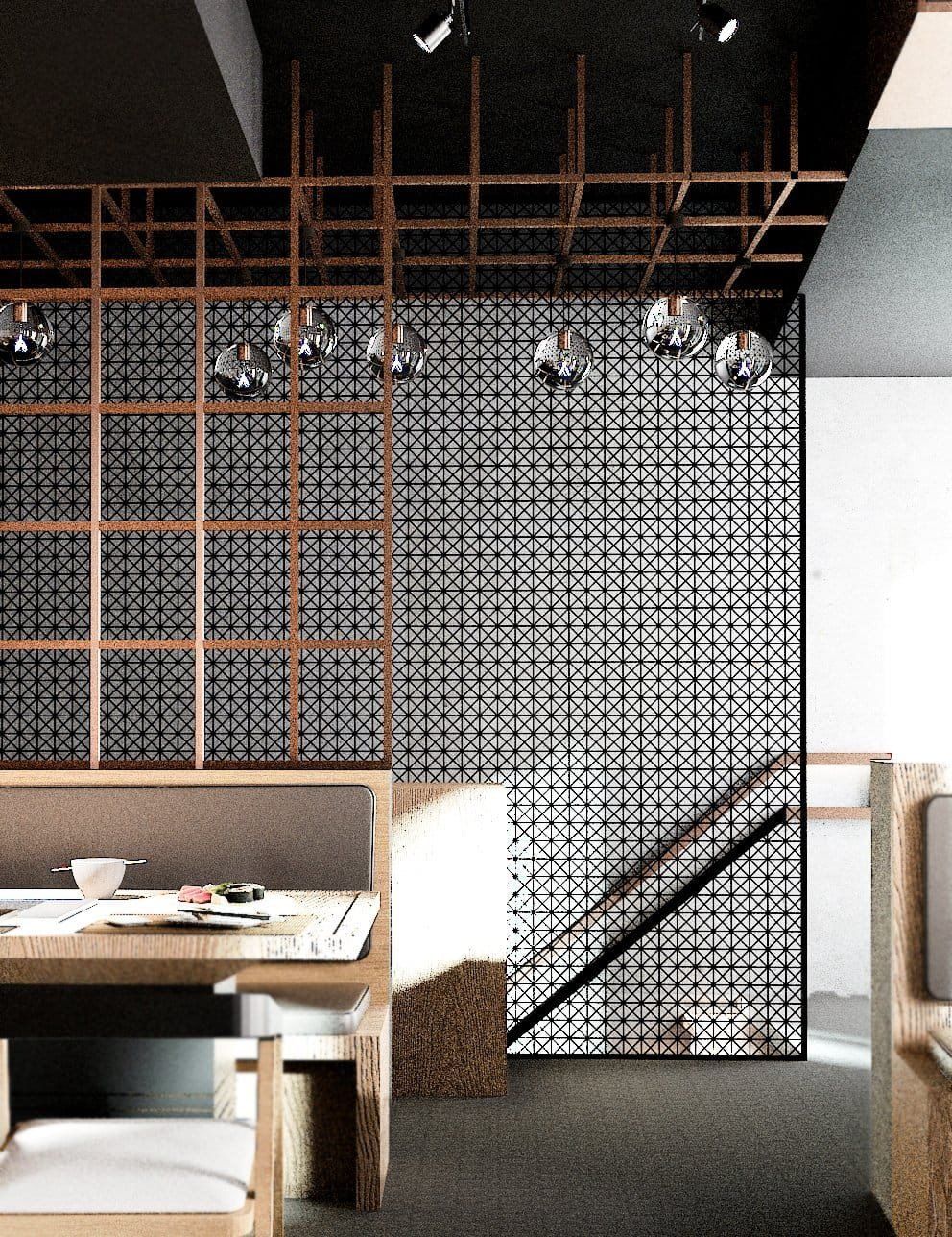 Japanese BBQ, Chinatown, London – W1 Design