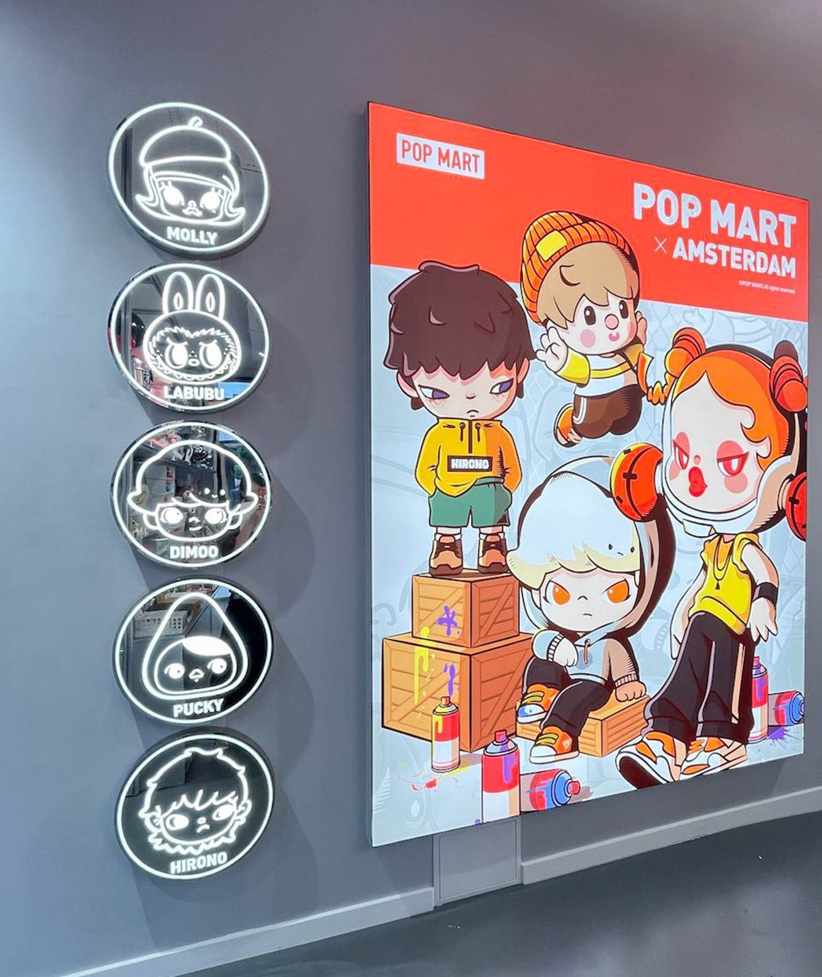 POP MART, Amsterdam, Netherlands – W1 Design