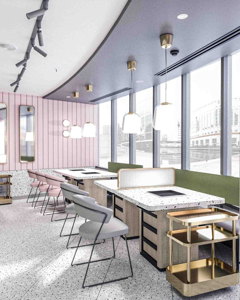 Simmer Huang, Canary Wharf, London – W1 Design