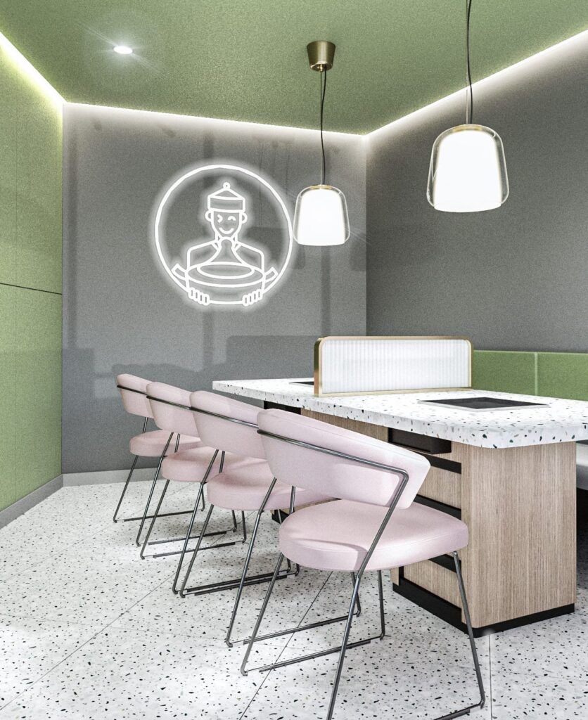 Simmer Huang, Canary Wharf, London – W1 Design